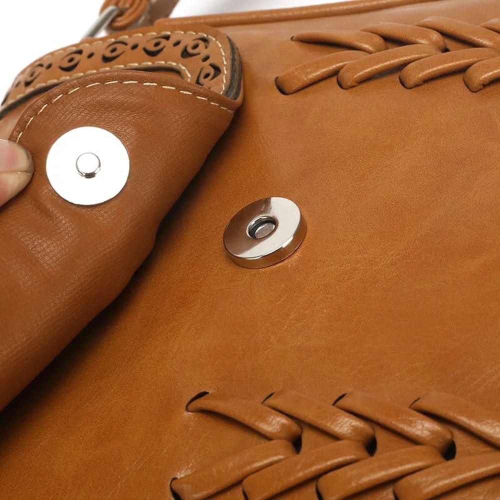 Western Tooled Boho Chic Bag - Picture 9 of 12